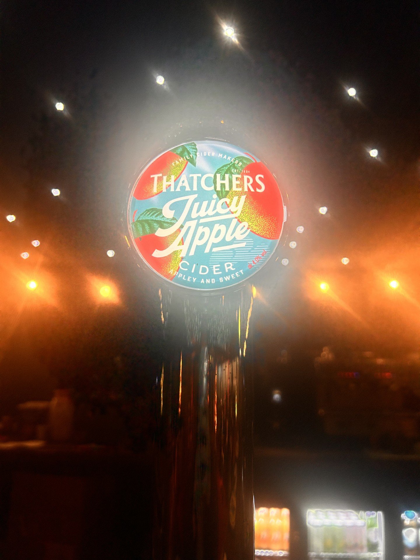 @thatcherscider Juicy Apple now being served at Ice Volt 🍻