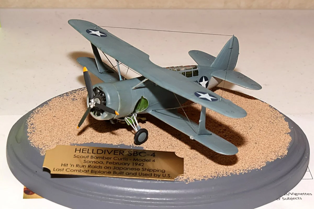 1st Place Aircraft, Curtiss Helldiver SBC-4 by Scott Oates