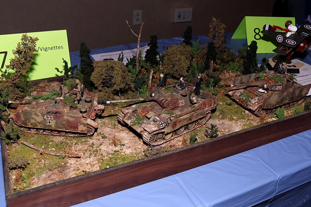 1st Place Dioramas/Vignettes, German Armor Normandy Summer 1944 by Mitch Fehr