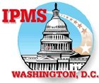 Graphic of the U.S. Capitol building with stars and the text 'IPMS Washington, D.C.'
