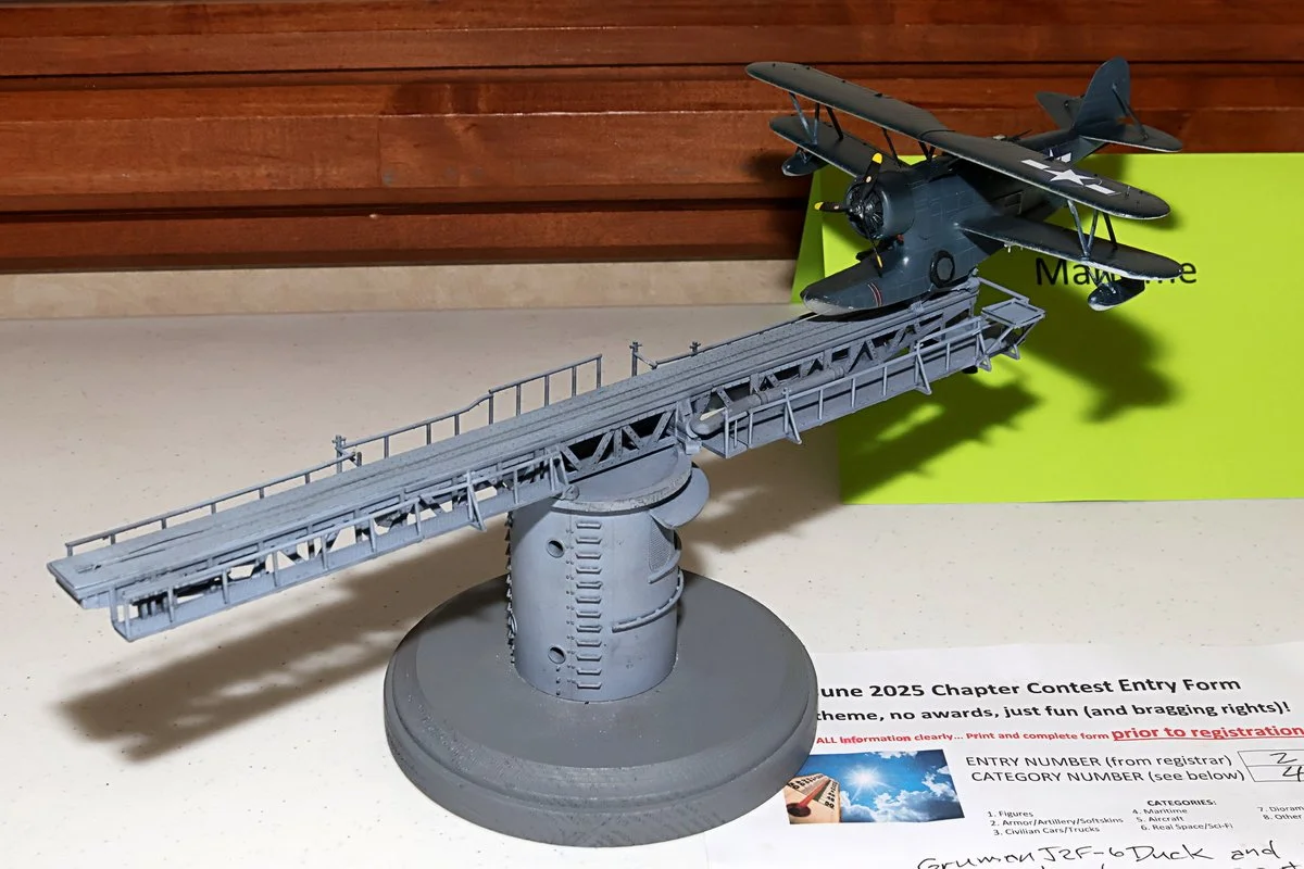 1st Place Maritime, Grumman J2F-6 Duck and Catapult by Ed Franz