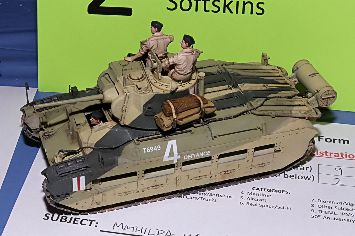 2nd Place Armor/Artillery/Soft-skins, Matilda Mk III/IV by Jeff Baker