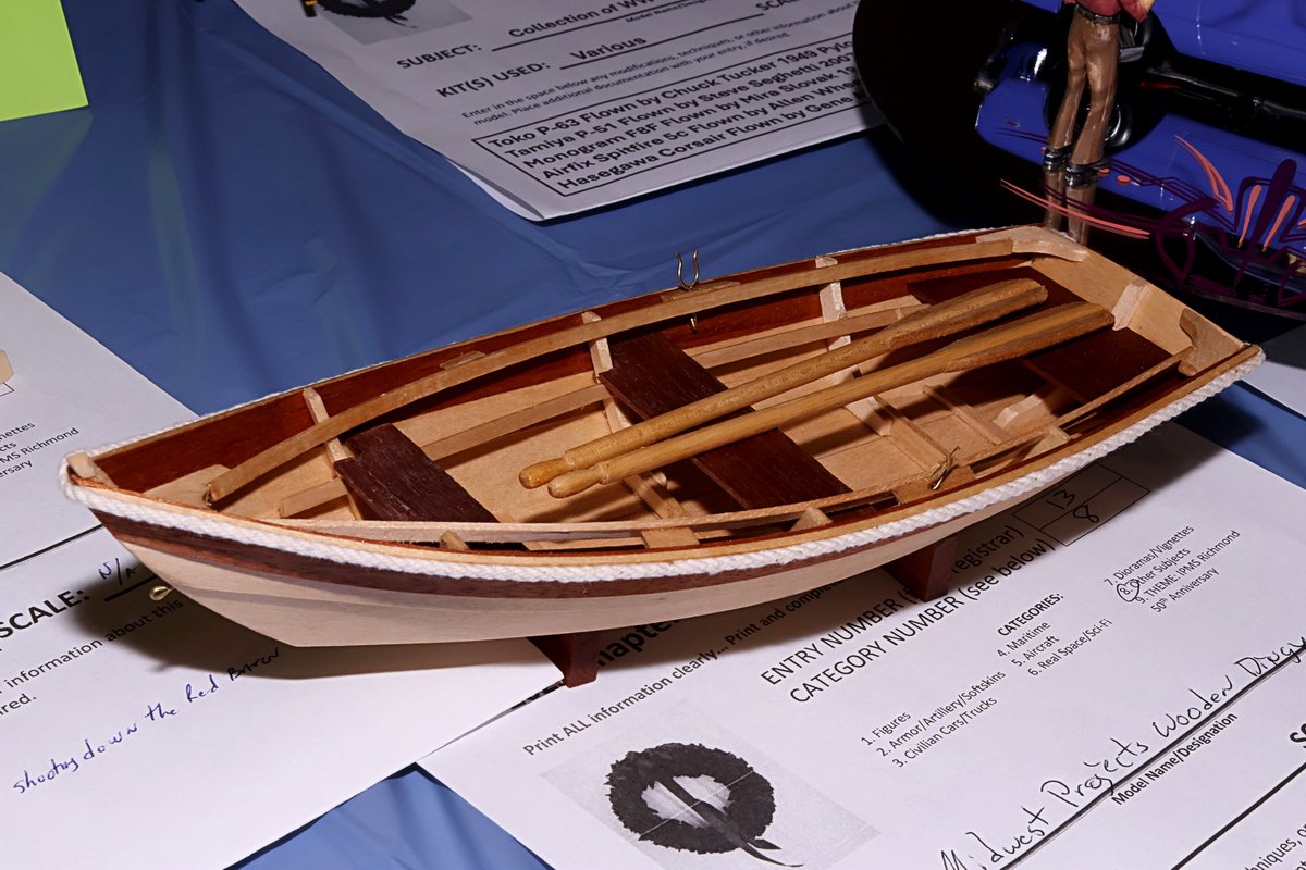 Wooden Dinghy by Rob Acosta