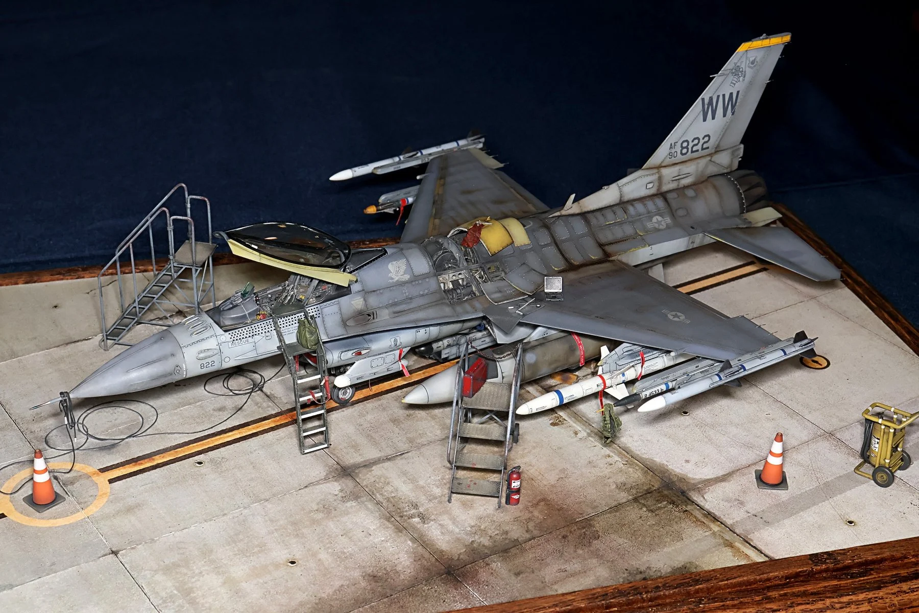 Judges’ Best in Show & Best Aircraft: F-16CJ, Block 50 “Wild Weasel” PACAF by John Munday