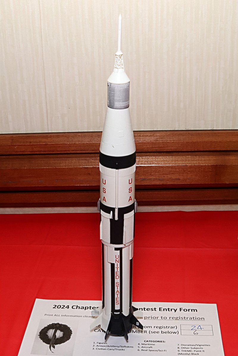 3rd Place Real Space/Sci-fi, Apollo/Saturn 1B by Scott Ratliff