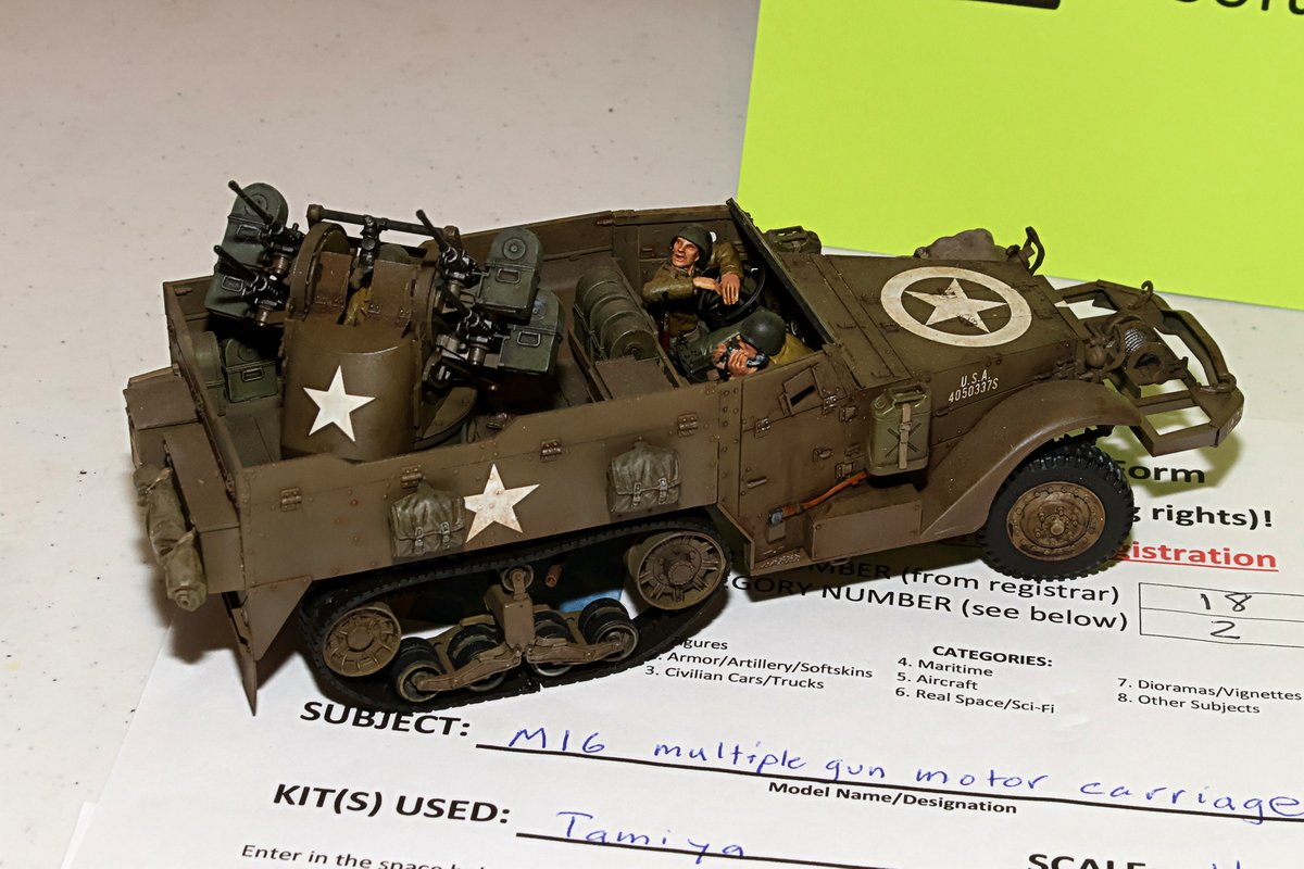 1st Place Armor/Artillery/Soft-skins, M16 Multiple Gun Motor Carriage by Scott Oates