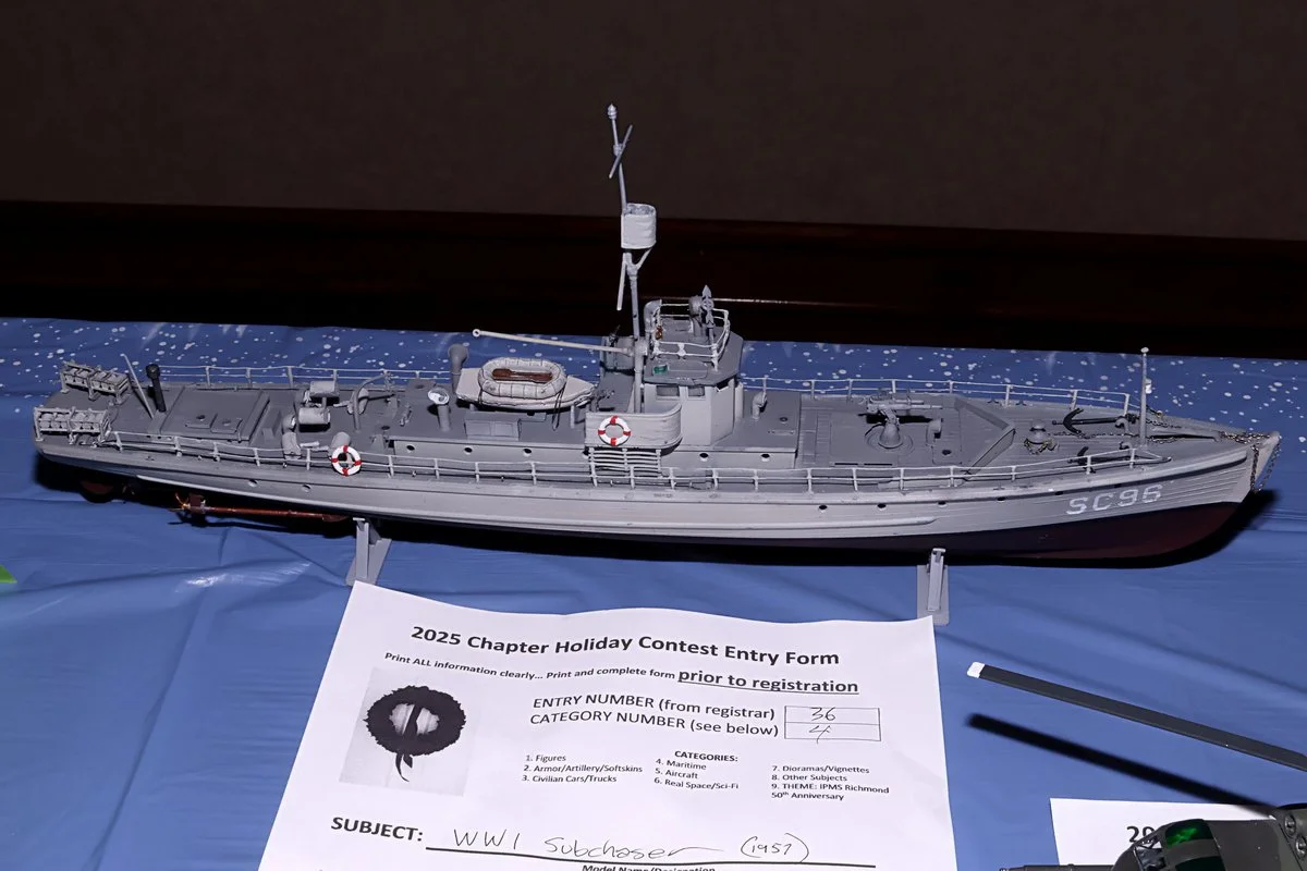 2nd Place Maritime, WWI Sub Chaser by Ed Franz