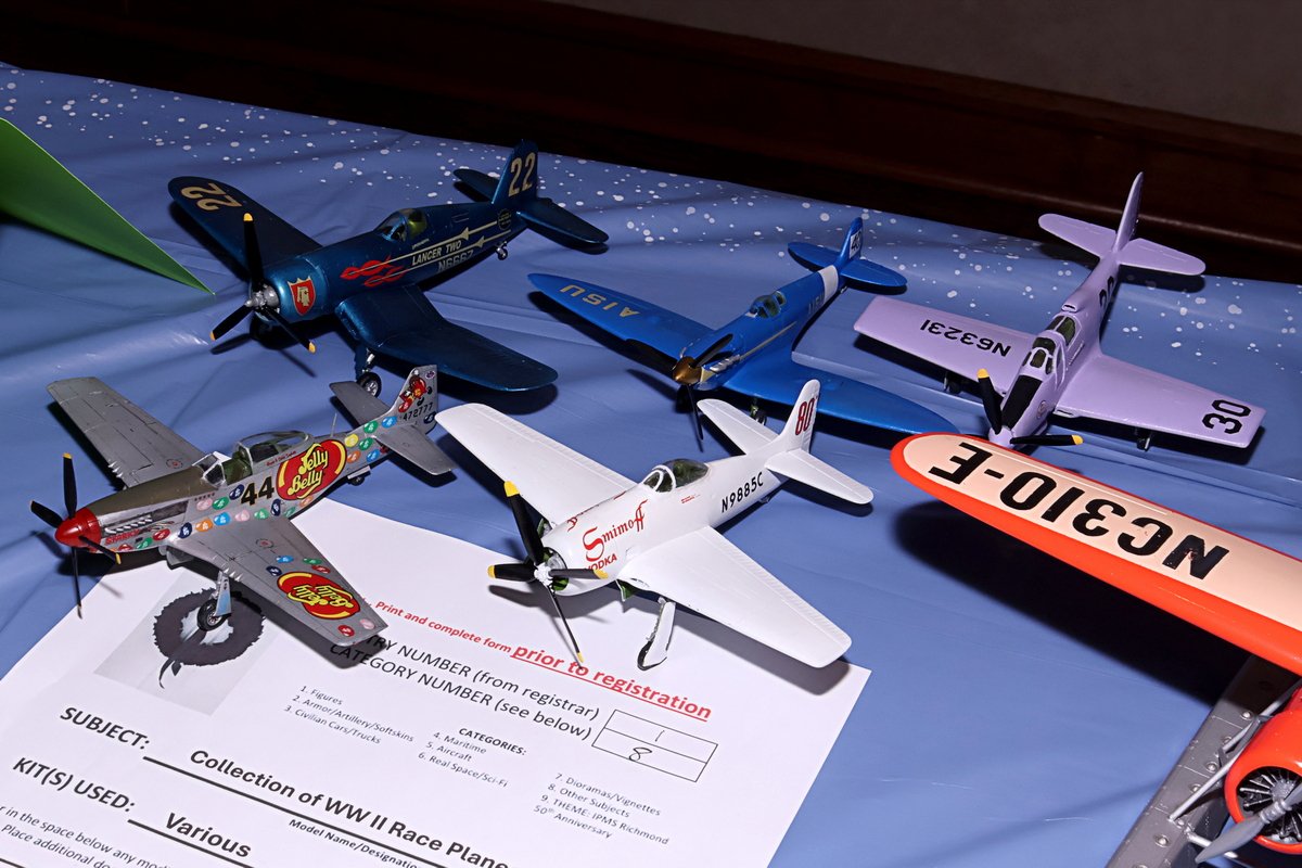 3rd Place Other Subjects, WWII Race Plane Collection by Bob Walls