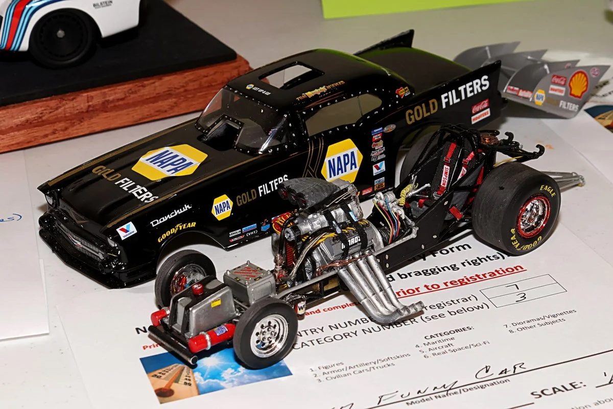 1957 Chevy Funny Car by Jim Thoroman