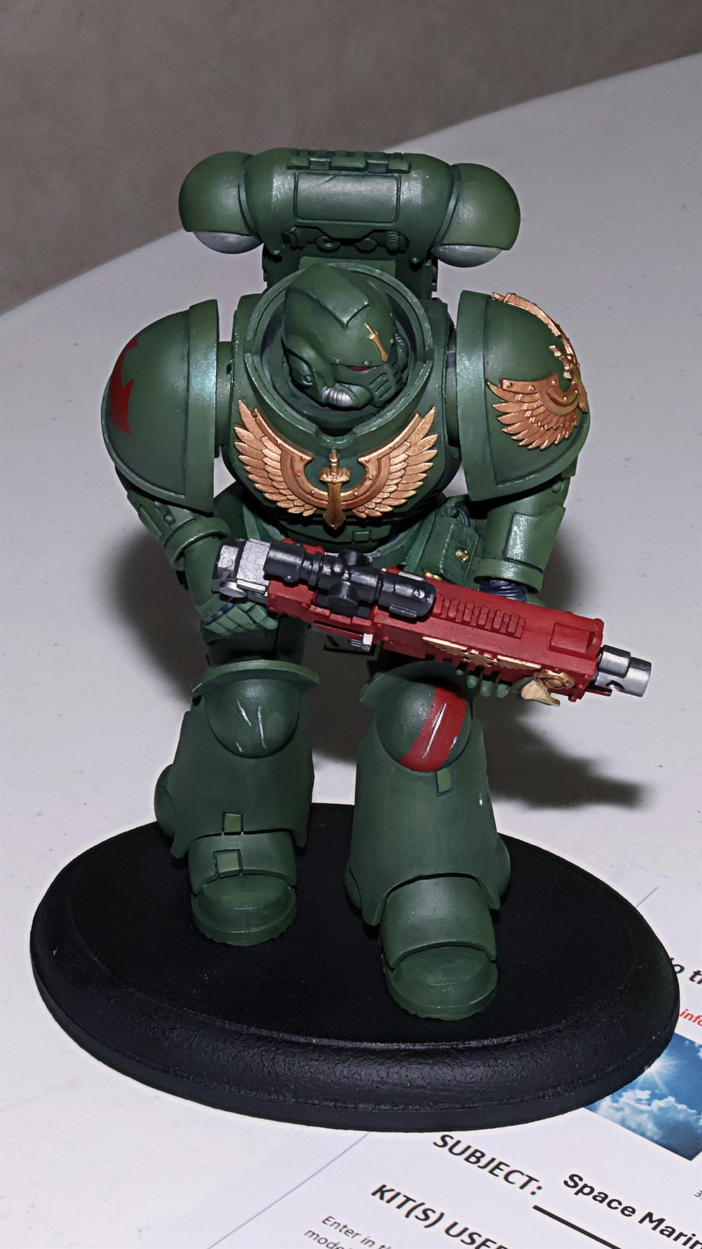 Warhammer Space Marine by Bob Walls