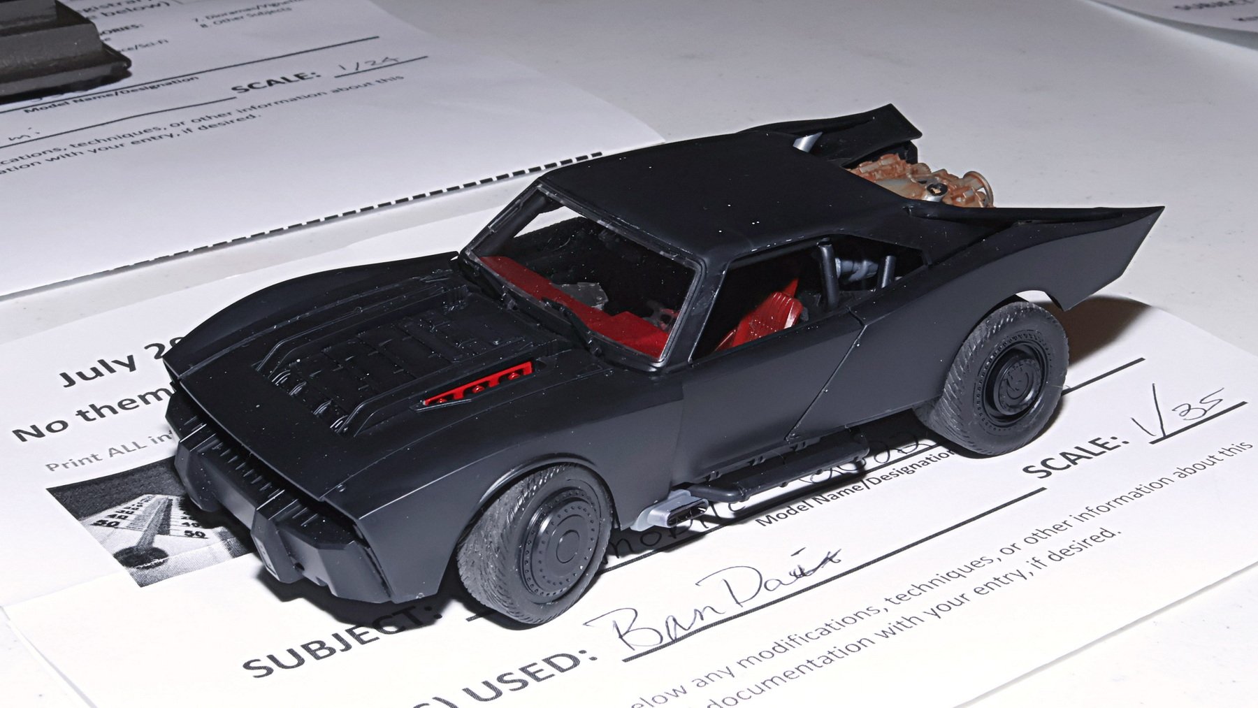 Third place Auto, Batmobile 2022 Version by Milton Conkle