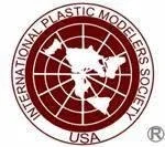Logo of the International Plastic Modelers Society USA featuring a globe with a plastic model airplane overhead.