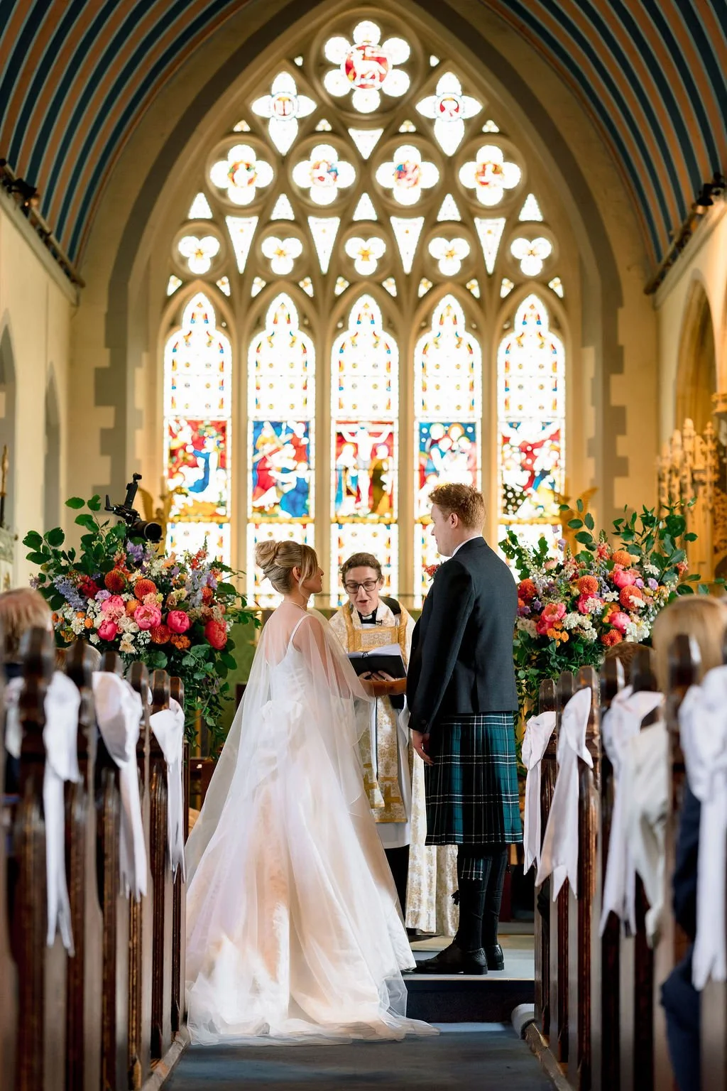 Church flowers Brocket Hall British Flowers 