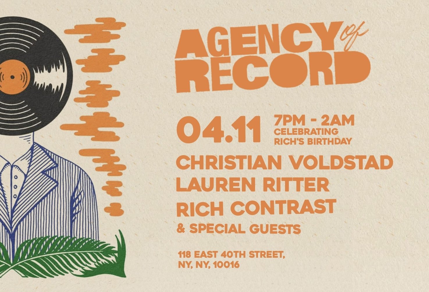 Christian Voldstad, Lauren Ritter, Rich Contrast, and Special Guests