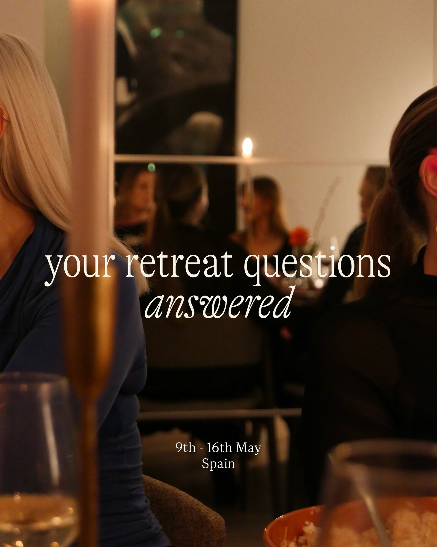 Feeling the call of this retreat but still have questions? Drop them in the comments or DM us 🫶🏼

9-16th May, Gaucin, Spain. Flights are approx &pound;120 from London to Gibraltar return at the moment but will go up!