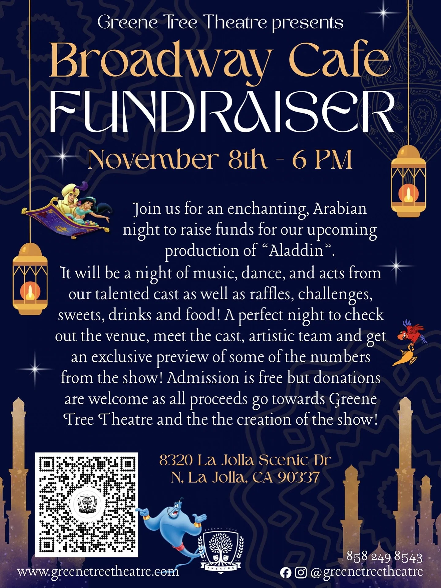 #greenetreetheatre upcoming seasonal fundraiser is just around the corner!!! Support us as we work hard to raise funds to go towards the productions costs of this show!
 
A night of challenges, opportunity drawings, acts from our cast and an exclusiv