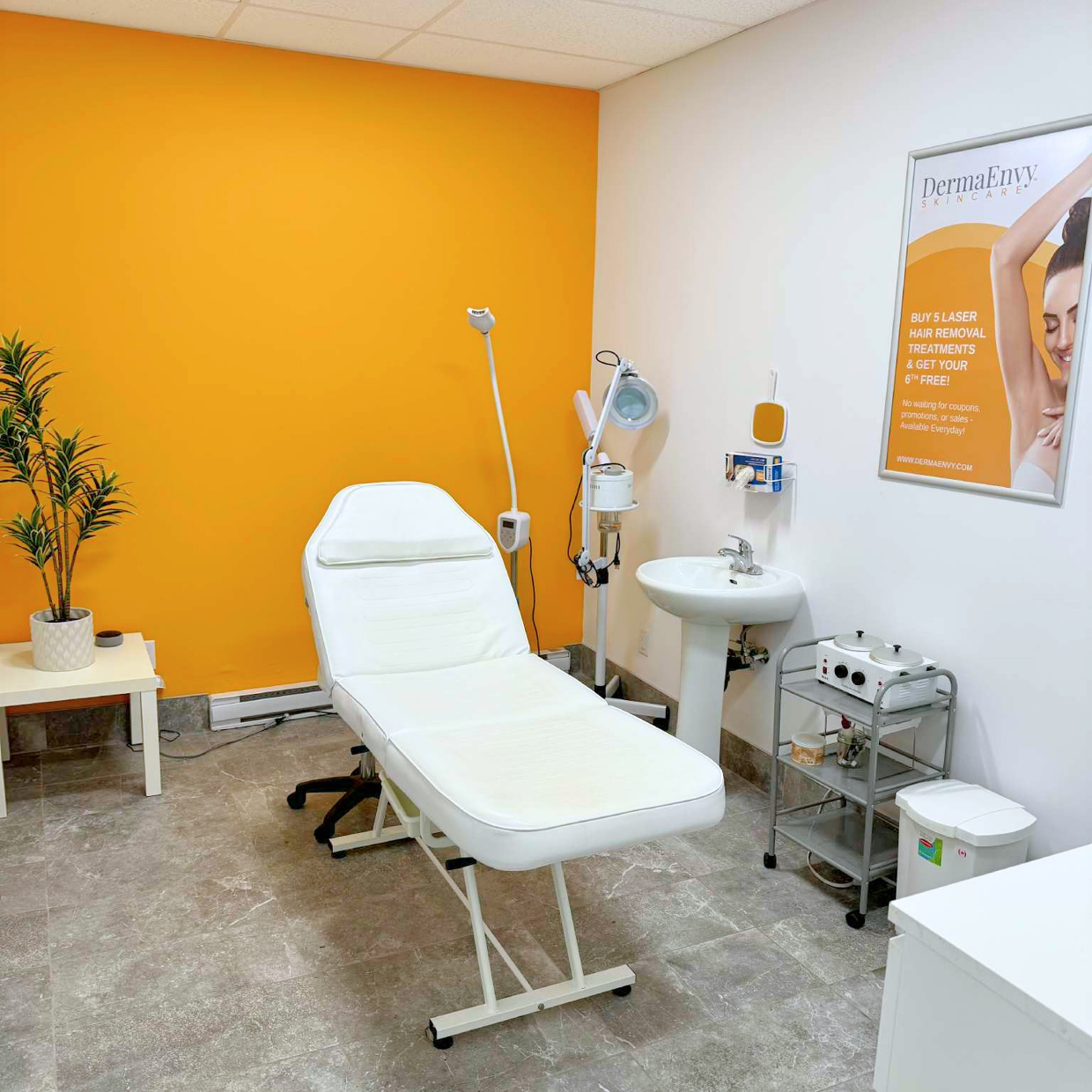 DermaEnvy Skincare Saint John Treatment Room