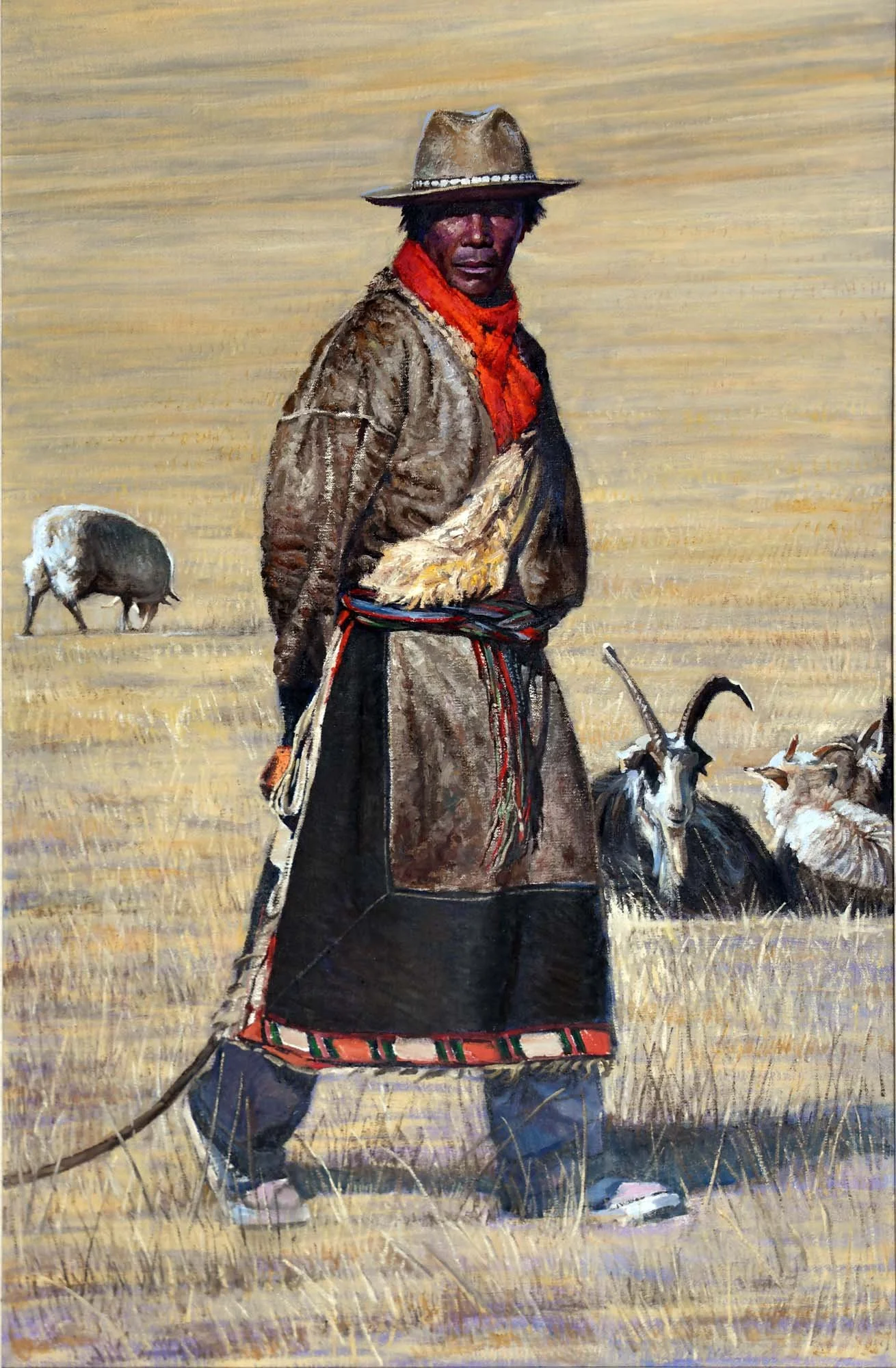 "Nomades d'Ali" 130×85cm, 2022