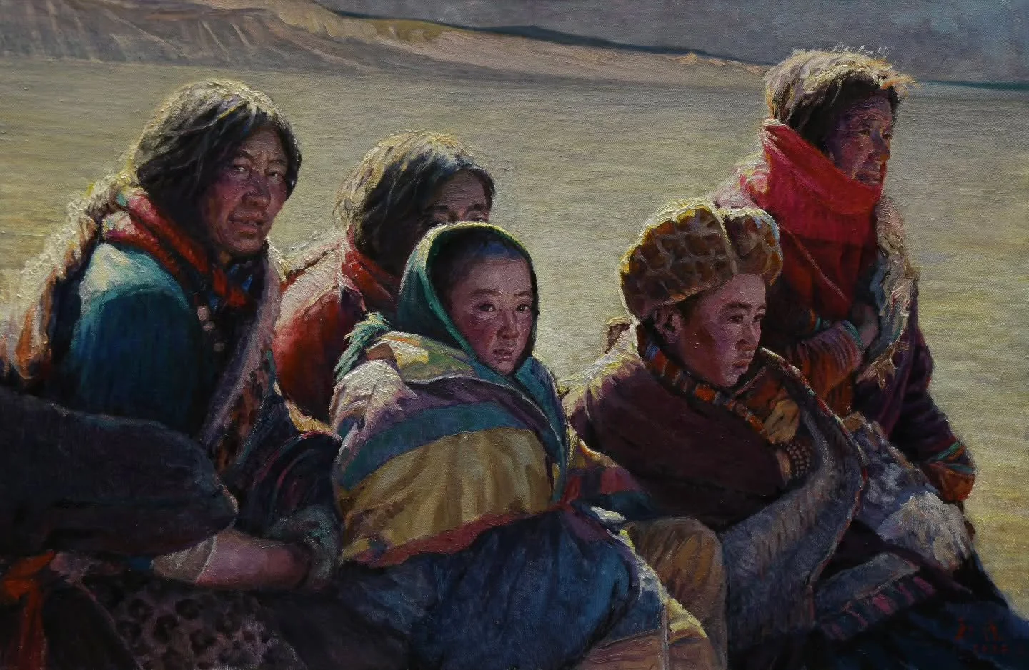 Greetings from the mountains with a new painting