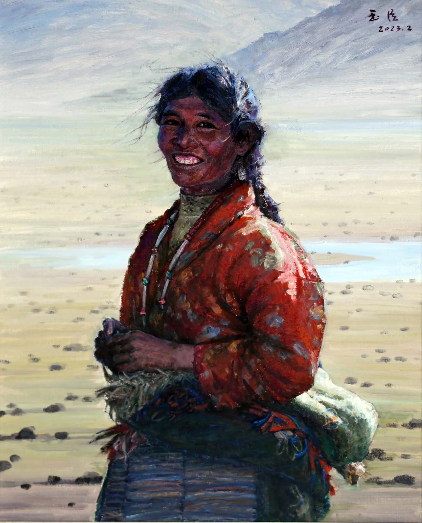 "Gejila Ma" 100×80cm, 2023