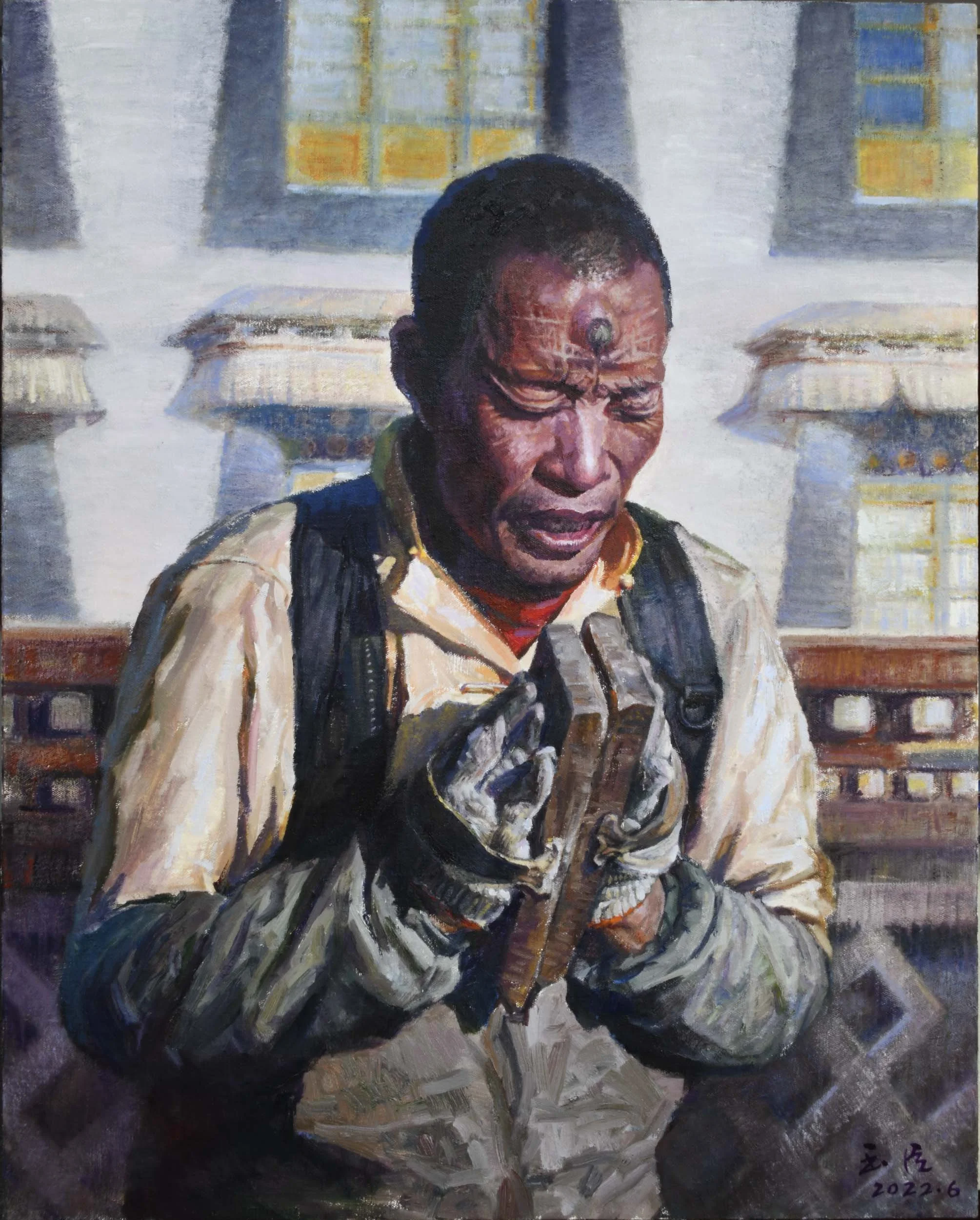 Sincérité, huile sur toile, 2022