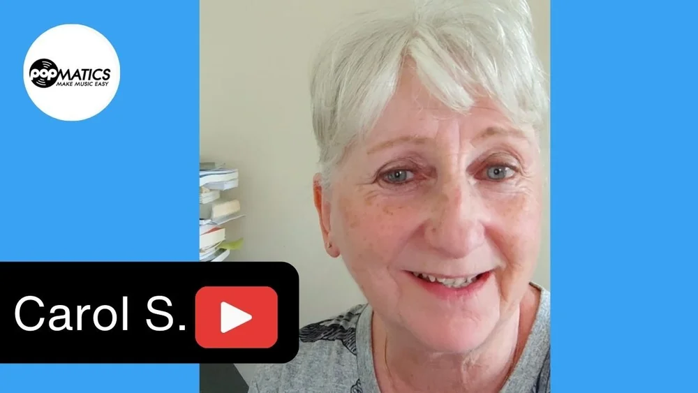 Carol’s testimonial — breaking free from sheet music with popMATICS