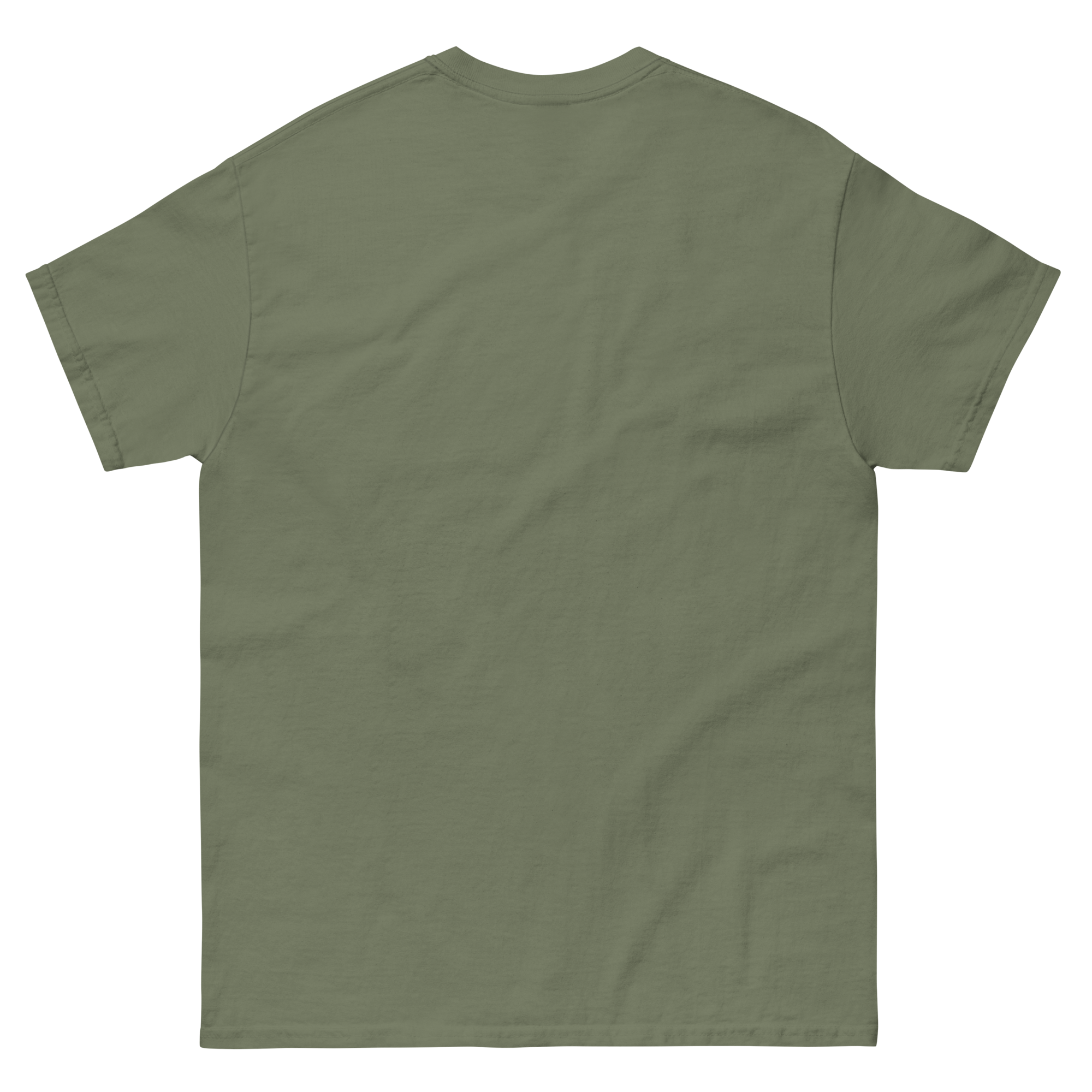 unisex-classic-tee-military-green-back-6755d435d8509.png