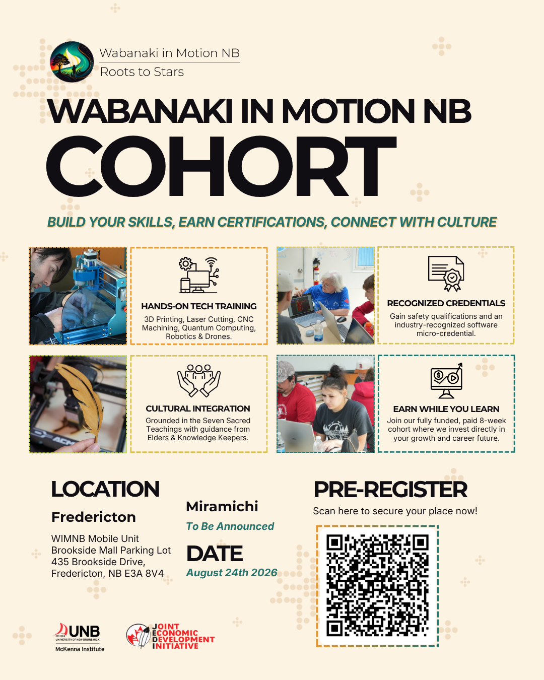 Training Opportunity: Wabanaki in Motion NB – Roots to Stars