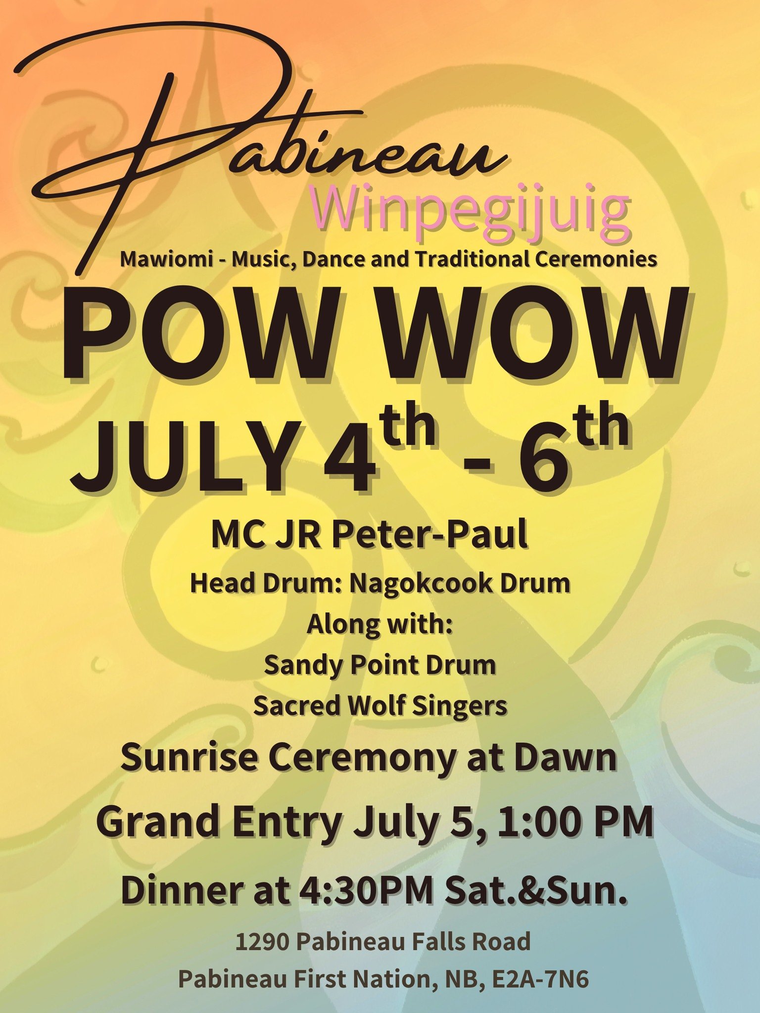 Winpegijuig Nnu'egati Mawi'omi (Pabineau First Nation Annual Powwow)