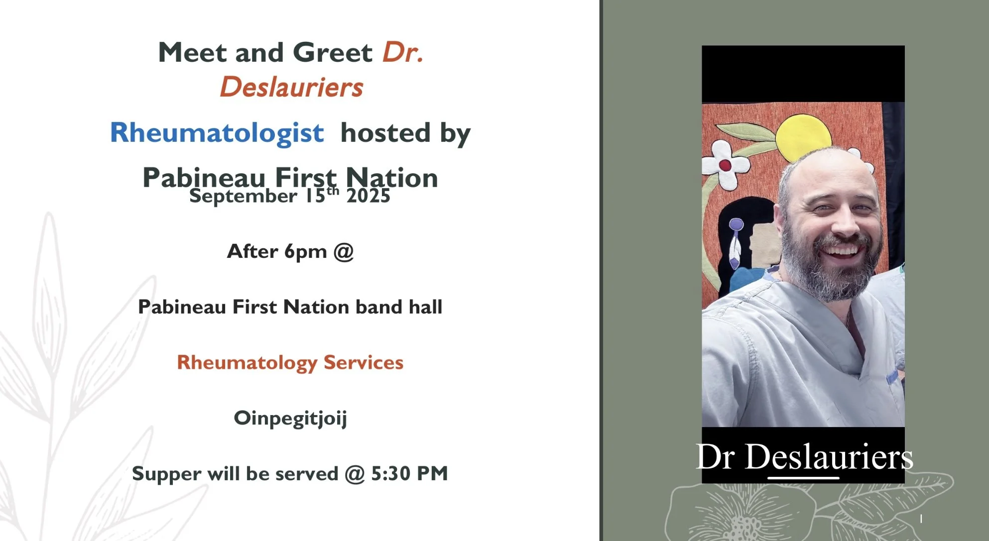 NEW Rheumatology Clinic