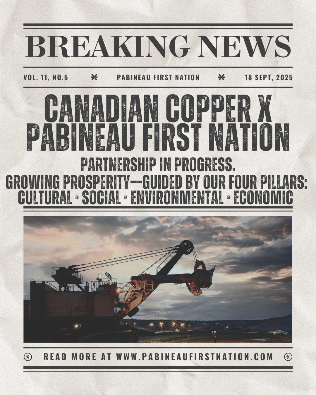 Canadian Copper Partnership Signals Momentum — Grounded in Pabineau’s Four Pillars