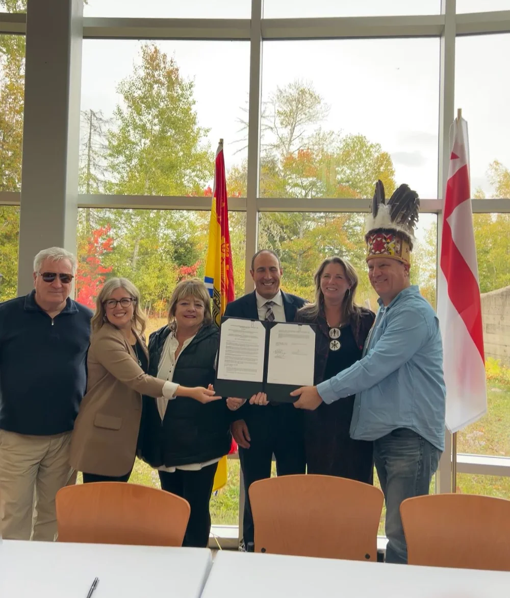 Chief &amp; Council with Provincial Officials – Tax Revenue Sharing Signing 2025