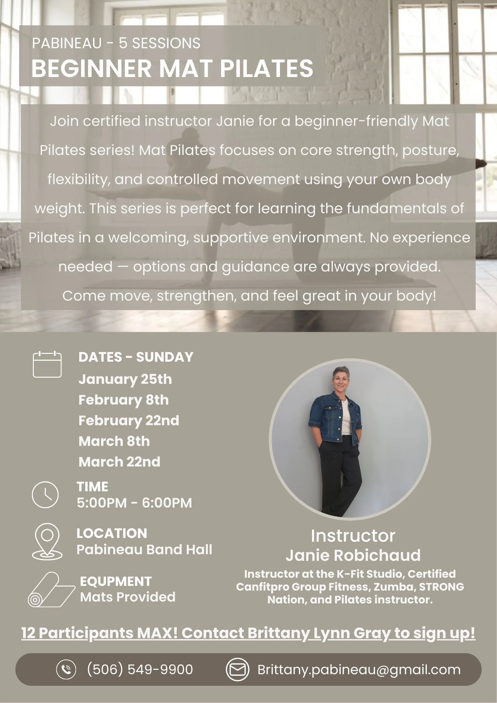 Beginner Mat Pilates