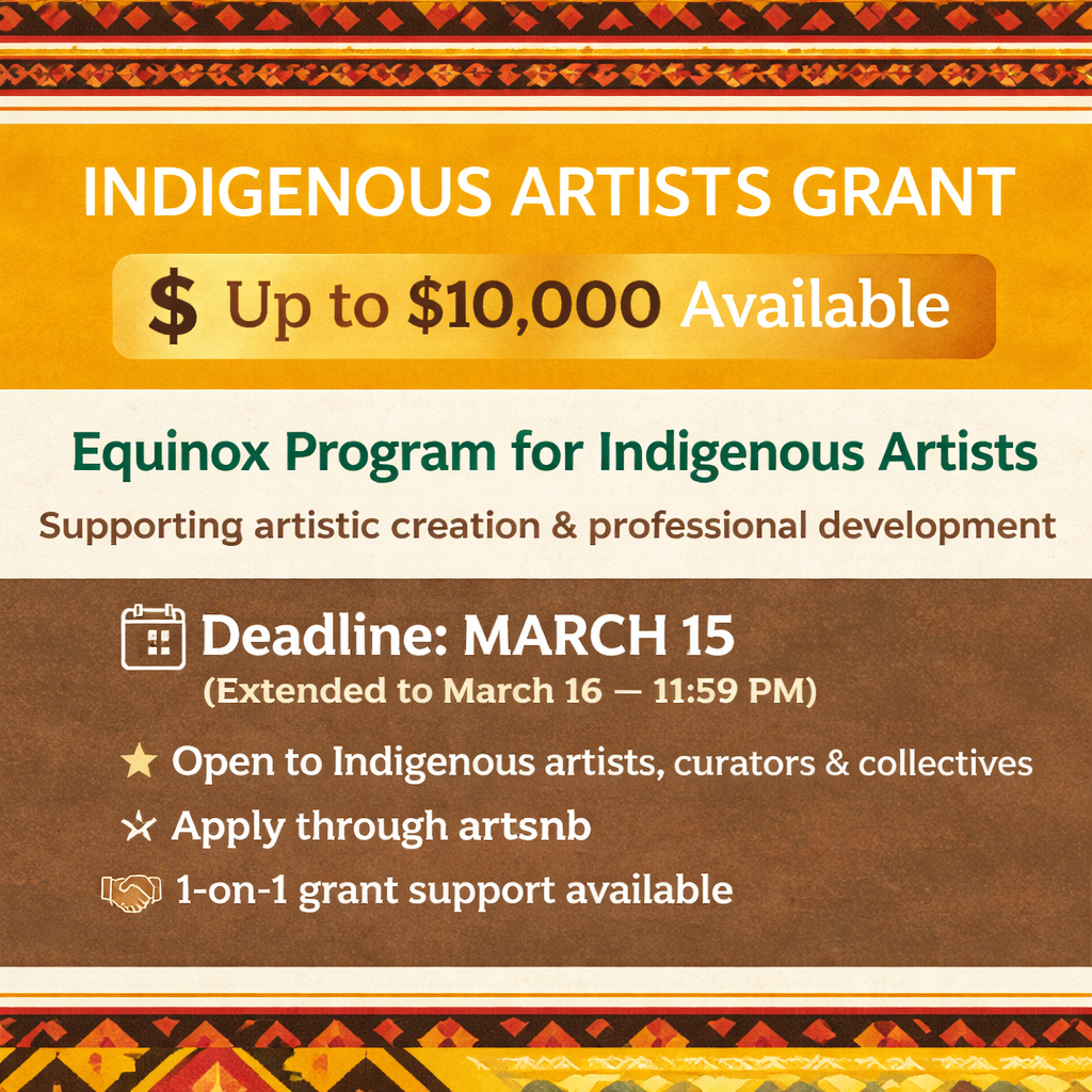 🎨 Indigenous Artists: Apply for Up to $10,000 Through the Equinox Program