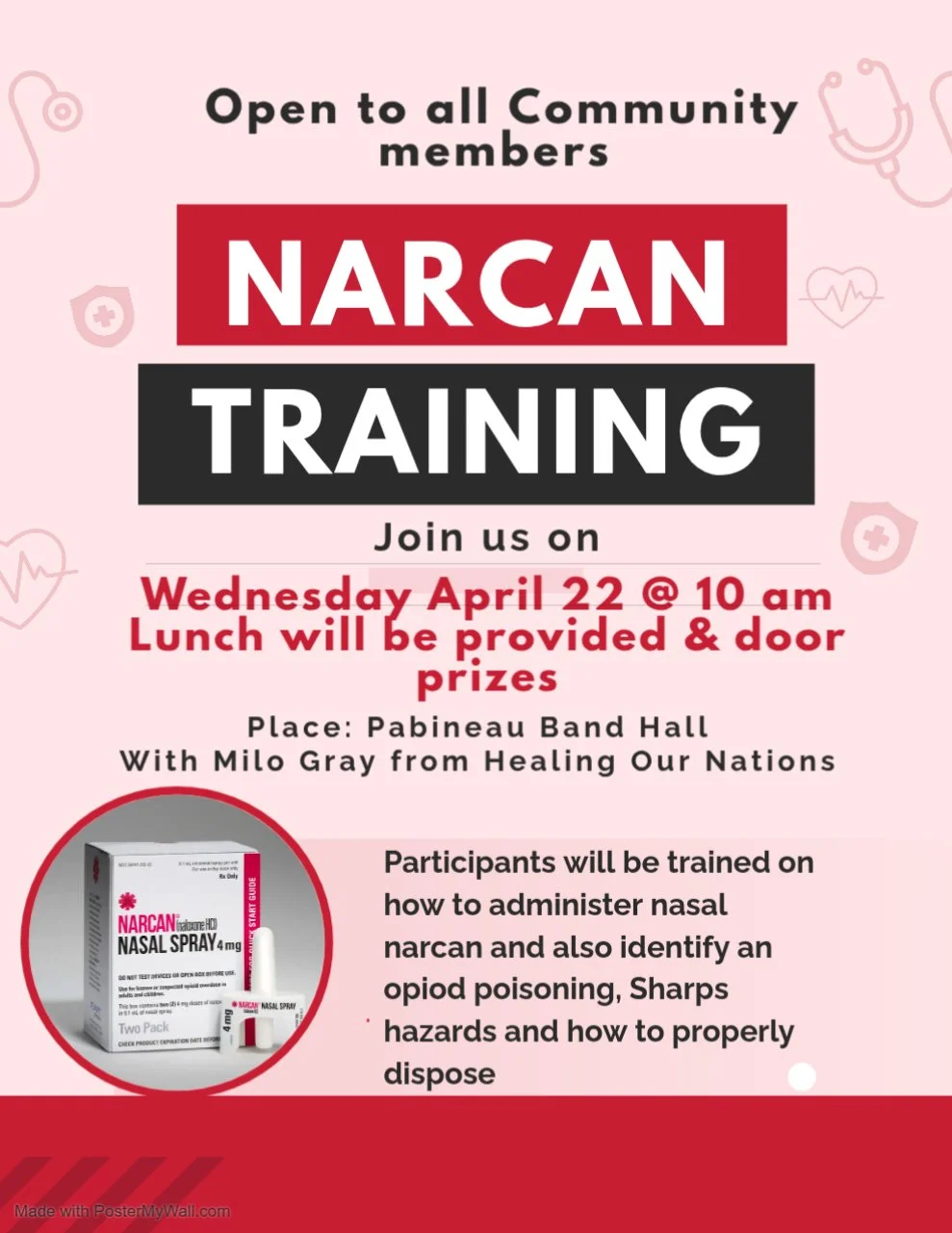 Narcan Training Coming to Pabineau First Nation