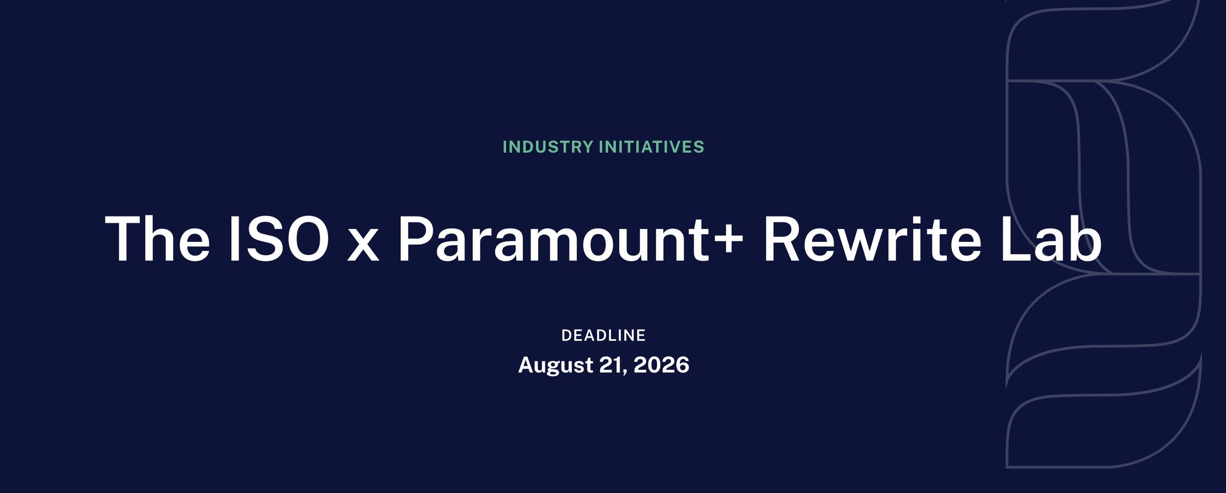 Opportunity for Indigenous Screenwriters: The Rewrite Lab