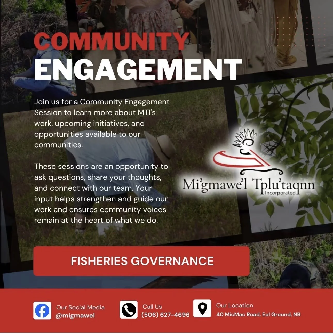 Have Your Say: MTI Fisheries Governance Community Engagement Session Coming to Pabineau First Nation