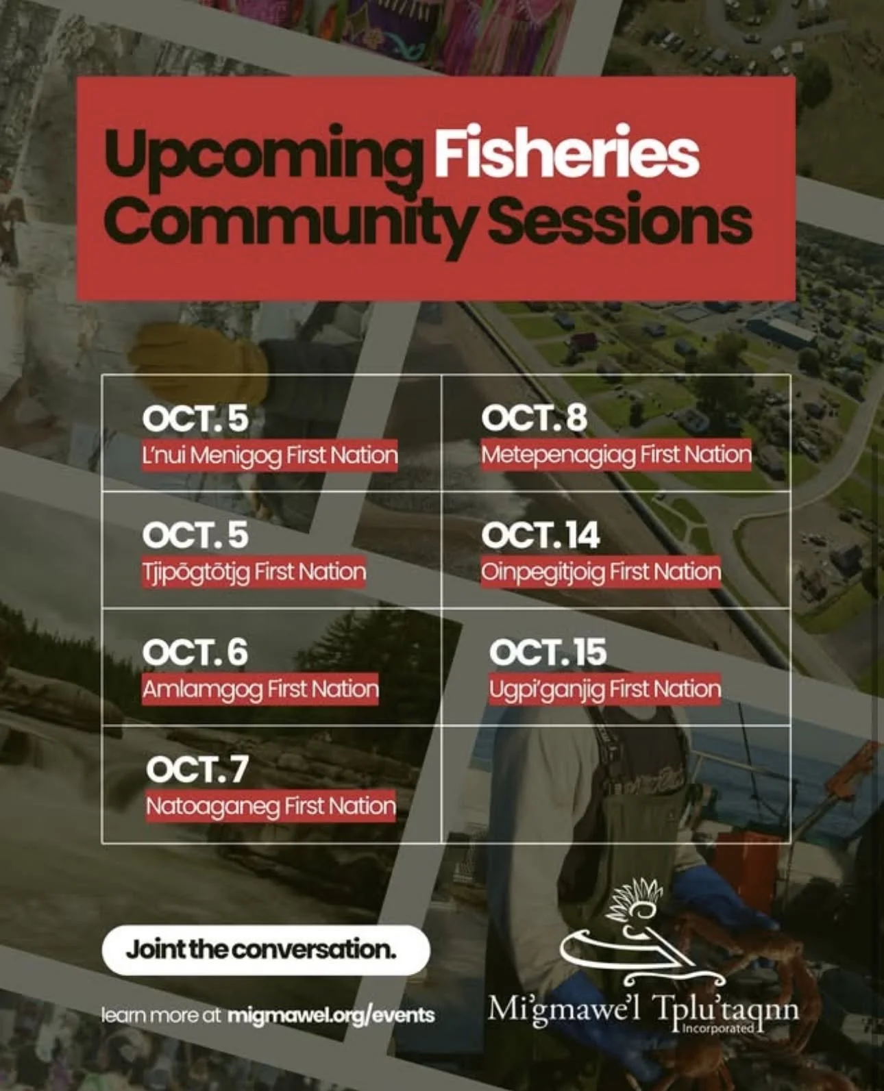 MTI Fisheries Governance Community Engagement Session – Pabineau First Nation