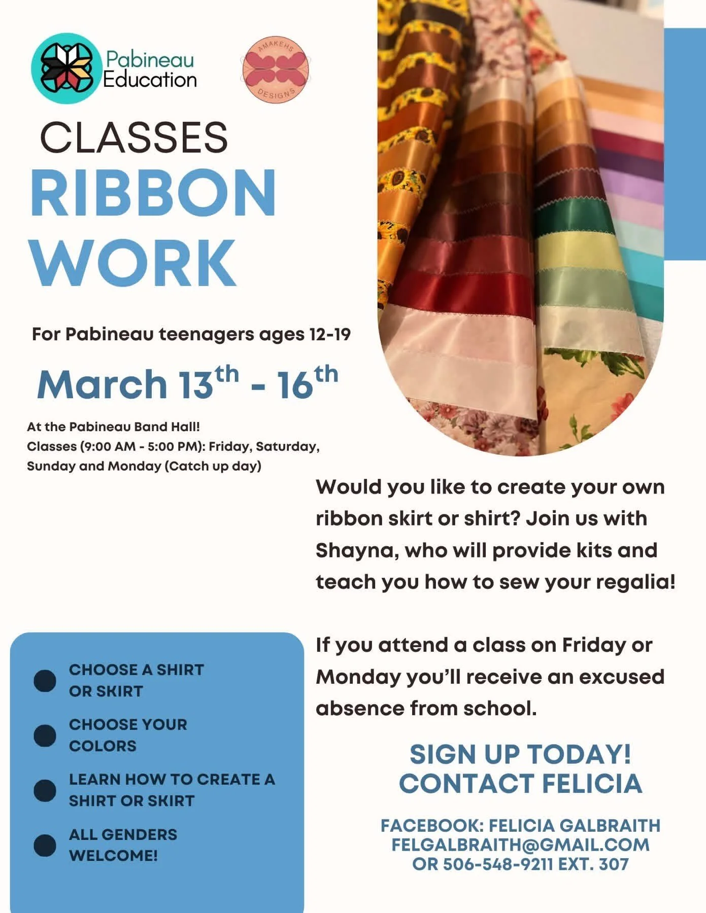Ribbon Work Classes