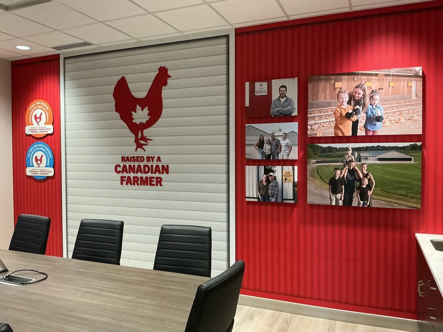 We are proud to have partnered with Chicken Farmers of Ontario to give their Guelph head office a fresh, custom-branded look that celebrates their identity and mission. 🐔✨
