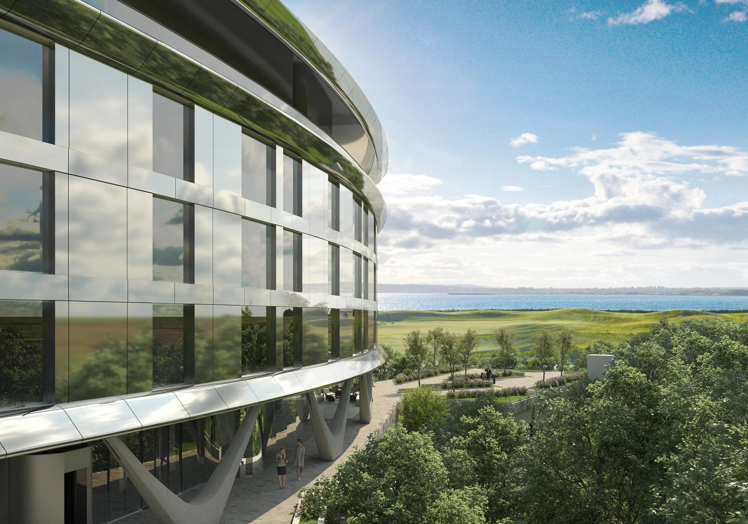 Windows of Spinnaker Hotel 