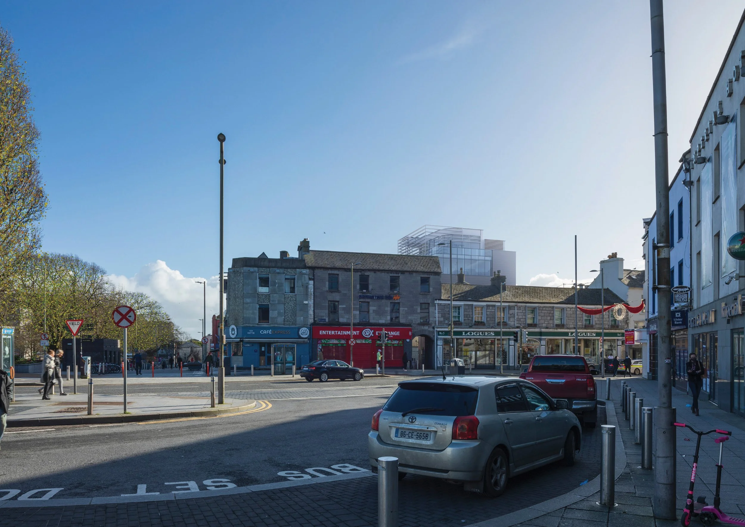 Hotel view from street