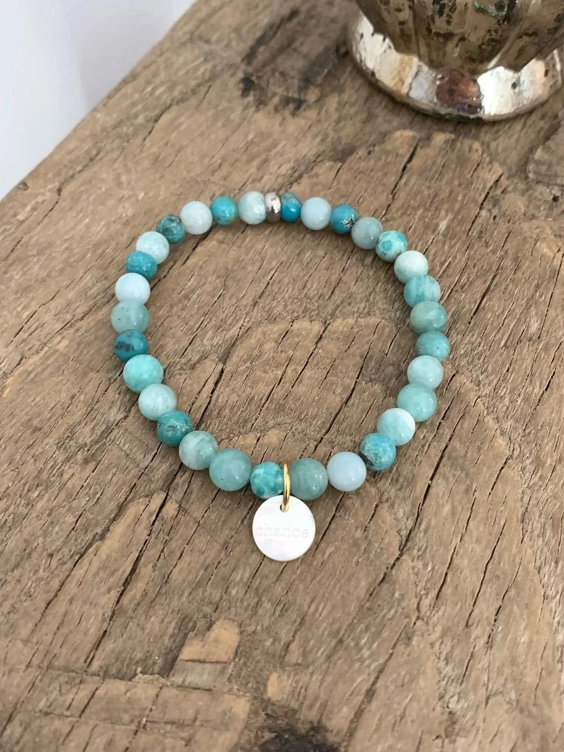 Bracelet en pierres naturelles  Amazonite