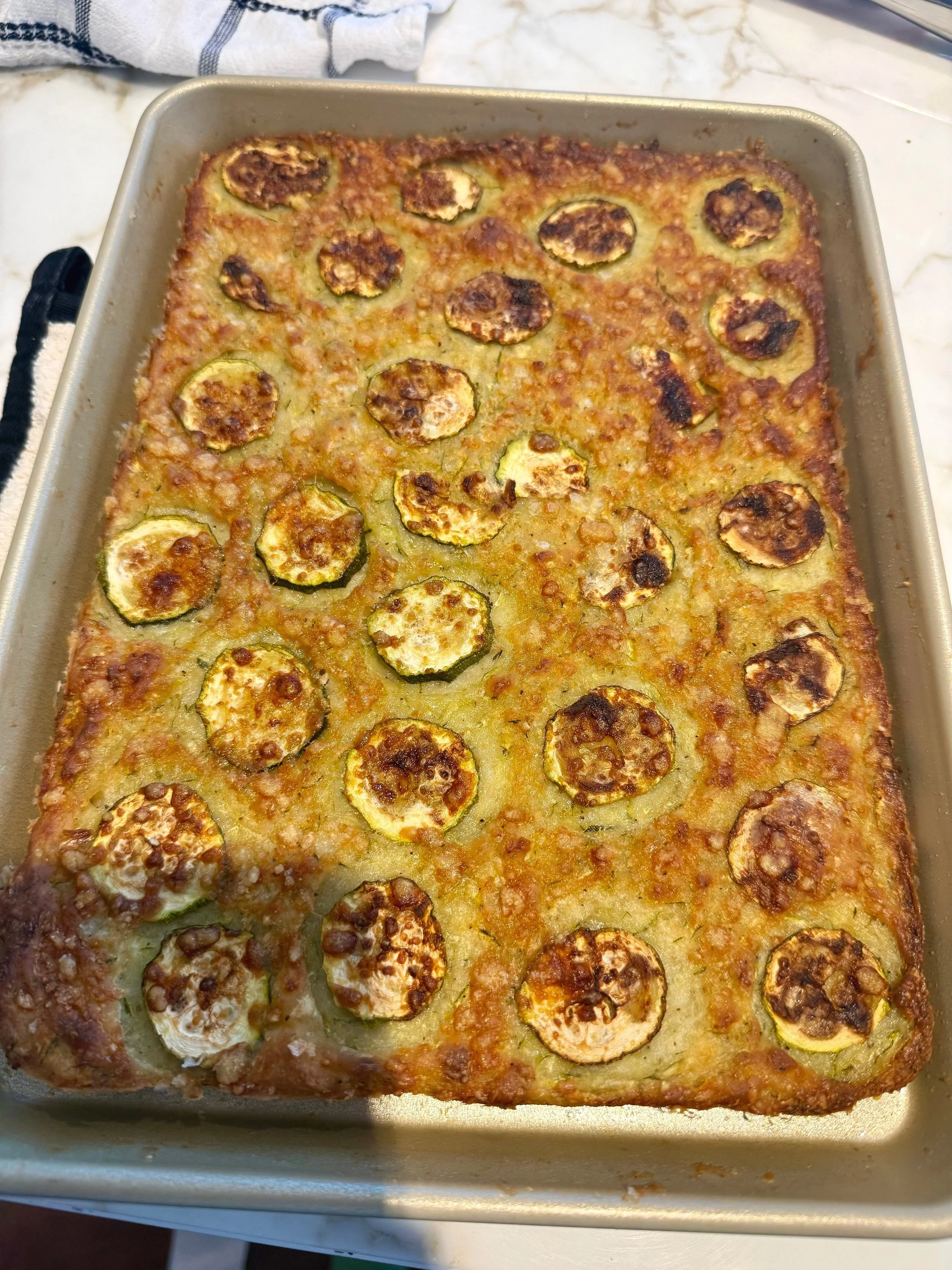 Parmesan Zucchini Flatbread