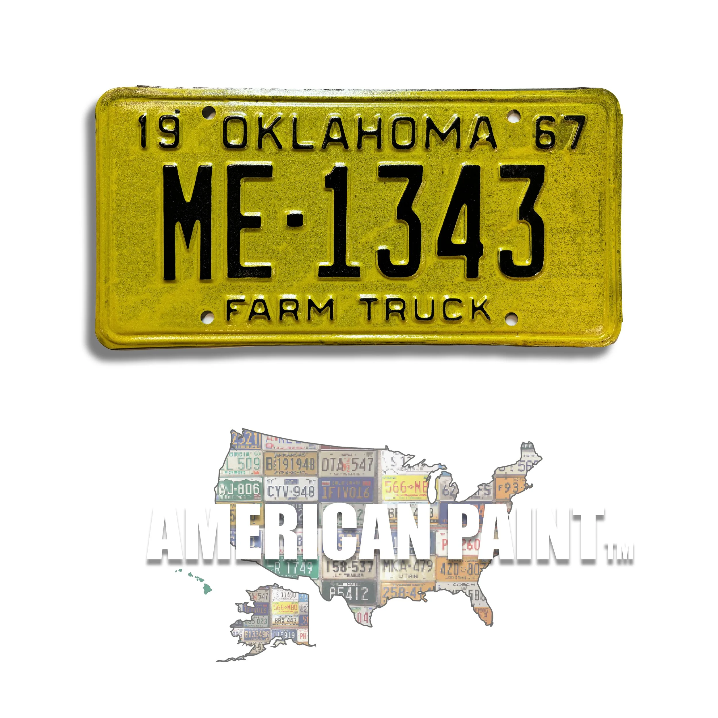 First Custom License Plate Custom Vintage License Plates — Binzer's Custom Framing | Photo Printing
