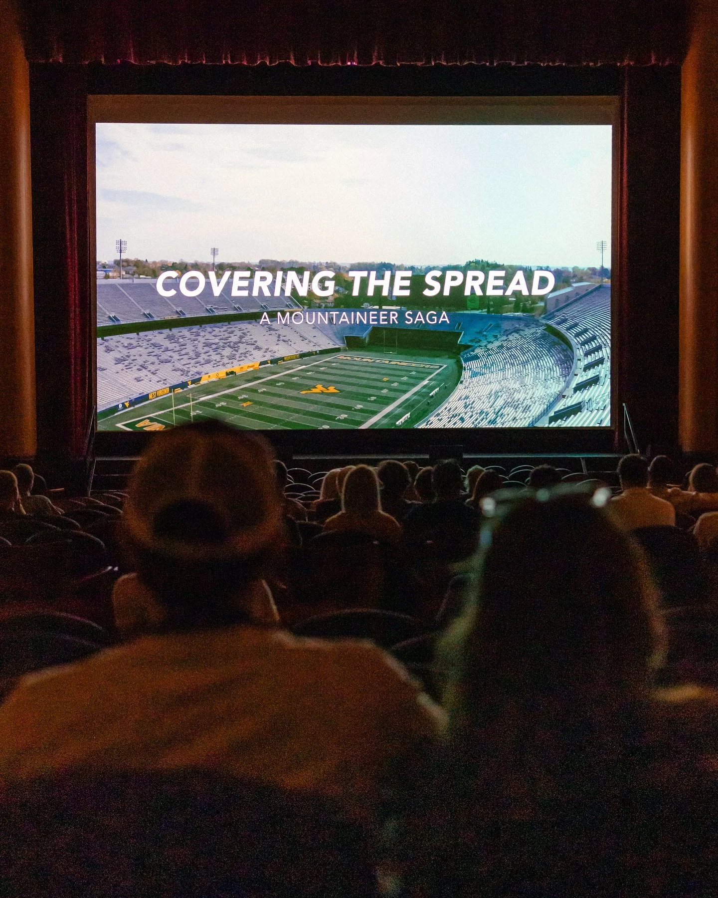 Day 1️⃣ in the books! Thanks to everyone who came out for the premiere of Covering the Spread: A Mountaineer Saga. We can&rsquo;t wait for another touchdown tomorrow 😉 

☕️ Doors open at 9:30 am. Wake up with a cup of @stonetowercoffee before catchi