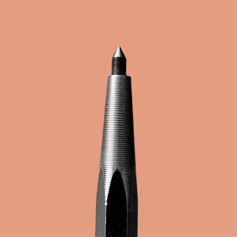 Scriber, a handy tool used for defining your hairline cracks