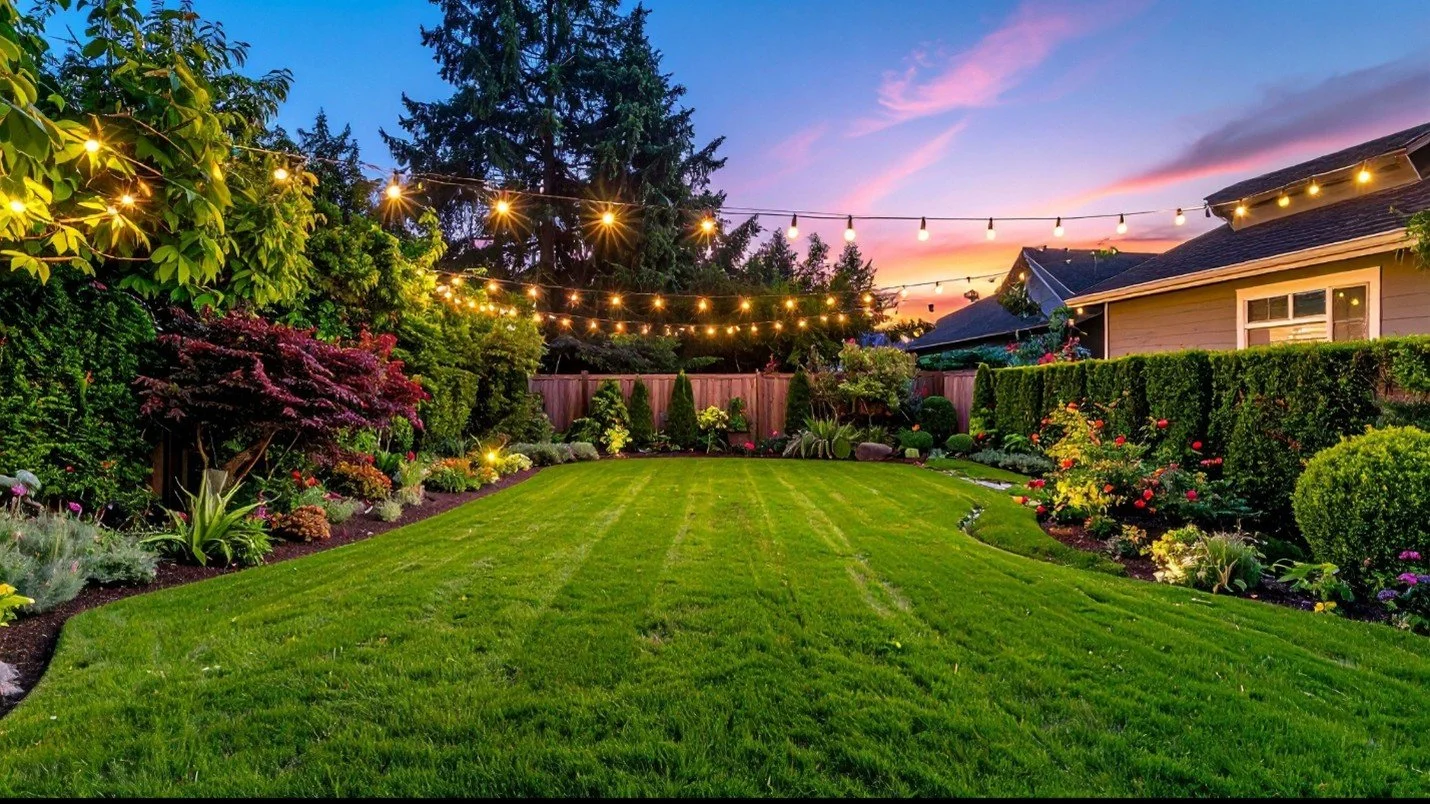 Backyard Landscape Lighting Installer in Staley Farms