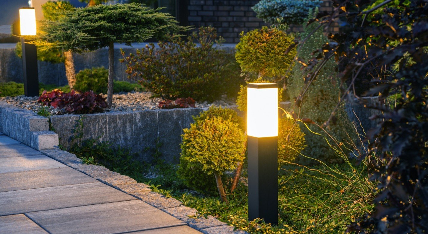 backyard landscape lighting installer in Kansas City