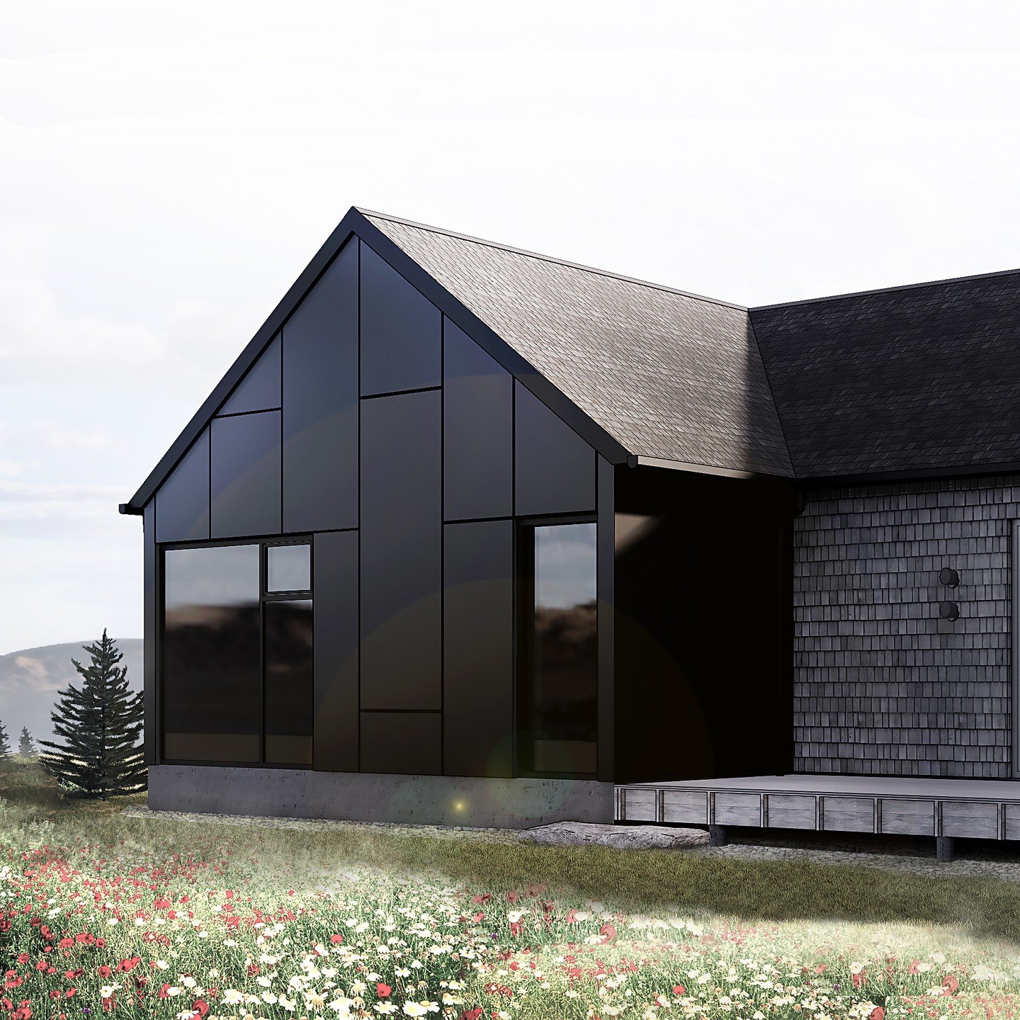 Rear yard view in the Alberta prairies. In progress. 

#minimalism #architecture #contemporary #prairie #rockymountains #gableroof #shingles #yycarchitecture #yycbuilder #yegarchitecture #yeglocal #lethbridgearchitecture #lethbridgehouses